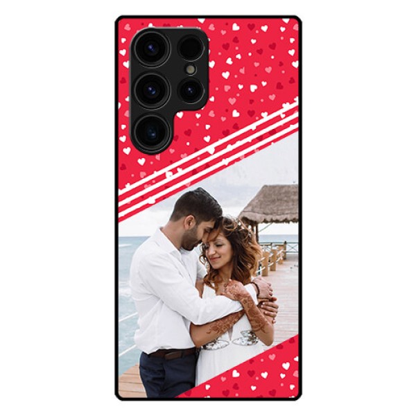 Galaxy S23 Ultra 5G Custom Glass Mobile Case - Valentines Gift Design