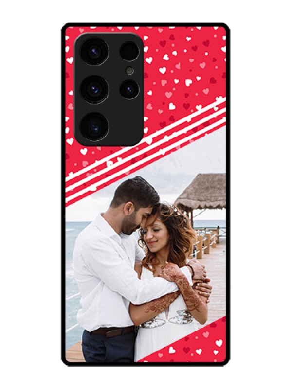 Custom Galaxy S23 Ultra 5G Custom Glass Mobile Case - Valentines Gift Design
