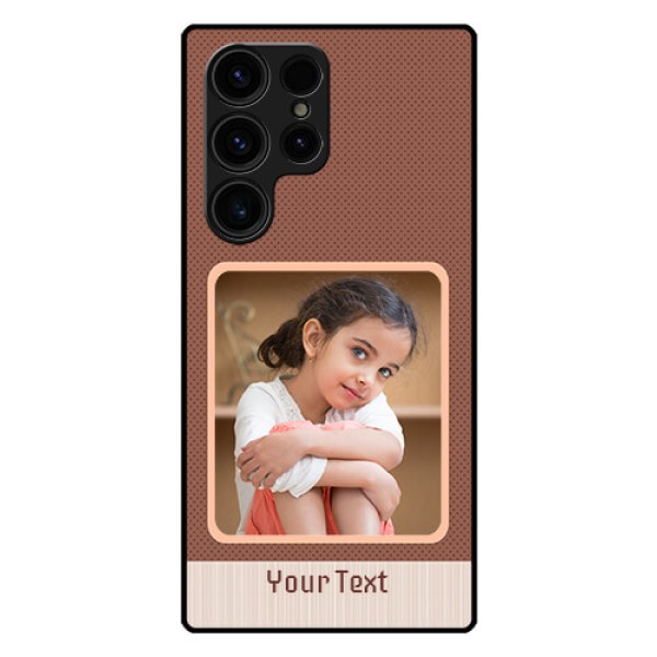 Galaxy S23 Ultra 5G Custom Glass Phone Case - Simple Pic Upload Design Galaxy S23 Ultra 5G Custom Glass Phone Case - Simple Pic Upload Design