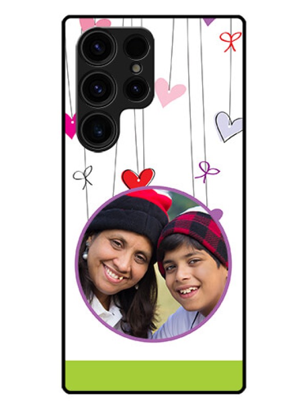 Custom Galaxy S23 Ultra 5G Photo Printing on Glass Case - Cute Kids Phone Case Design