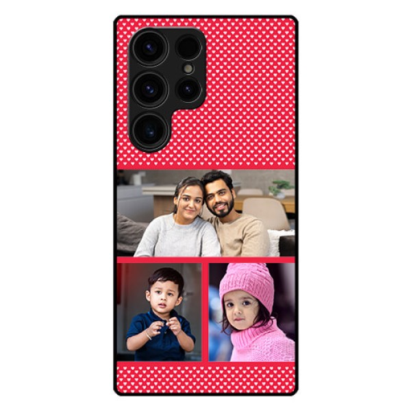 Galaxy S23 Ultra 5G Personalized Glass Phone Case - Bulk Pic Upload Design Galaxy S23 Ultra 5G Personalized Glass Phone Case - Bulk Pic Upload Design