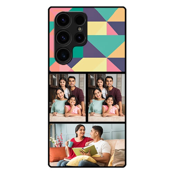 Galaxy S23 Ultra 5G Custom Glass Phone Case - Bulk Pic Upload Design