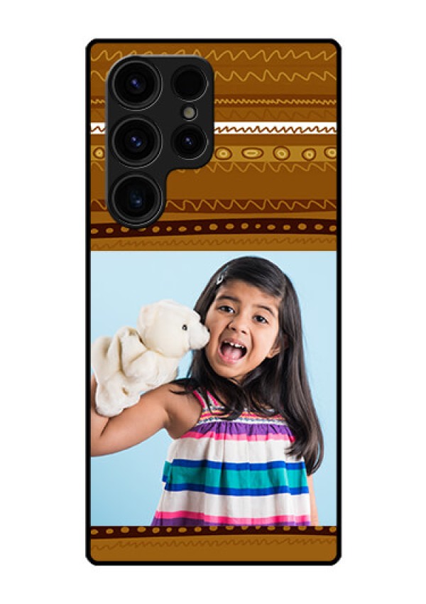 Galaxy S23 Ultra 5G Custom Glass Phone Case - Friends Picture Upload Design