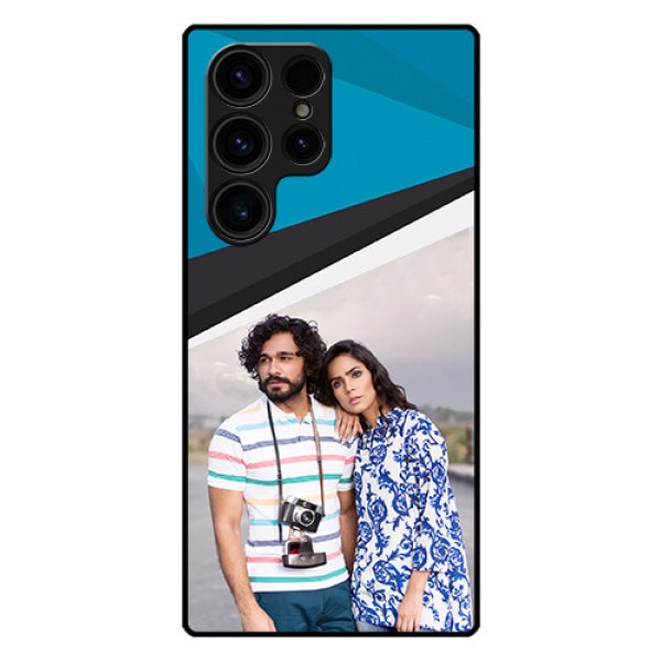 Galaxy S23 Ultra 5G Photo Printing on Glass Case - Simple Pattern Photo Upload Design Galaxy S23 Ultra 5G Photo Printing on Glass Case - Simple Pattern Photo Upload Design
