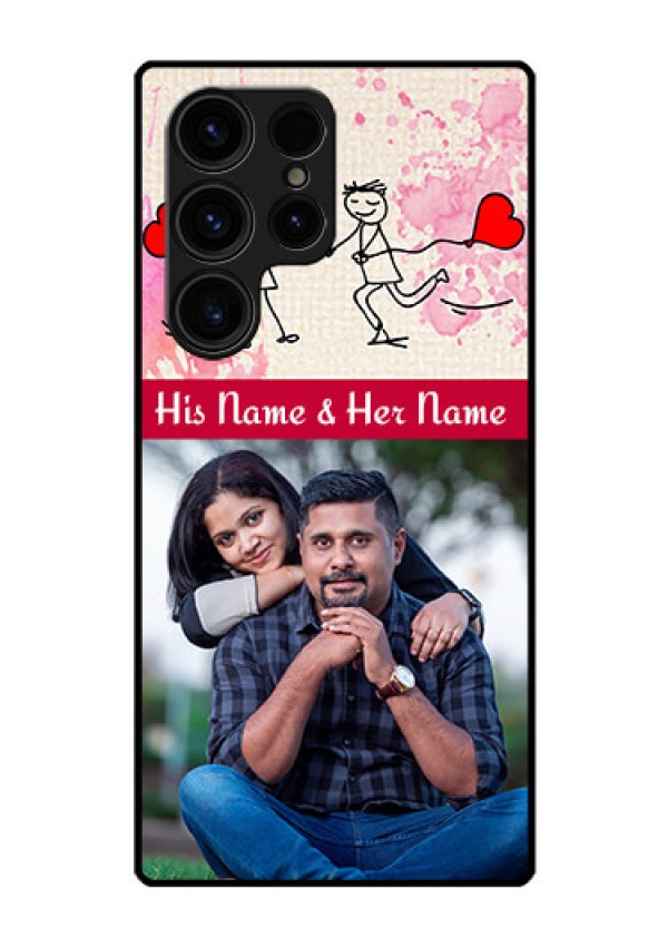 Galaxy S23 Ultra 5G Photo Printing on Glass Case - You and Me Case Design