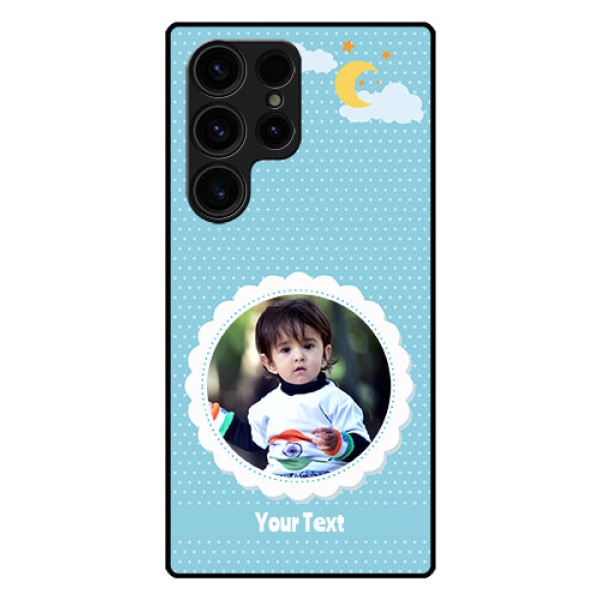 Galaxy S23 Ultra 5G Personalised Glass Phone Case - Violet Pattern Design Galaxy S23 Ultra 5G Personalised Glass Phone Case - Violet Pattern Design