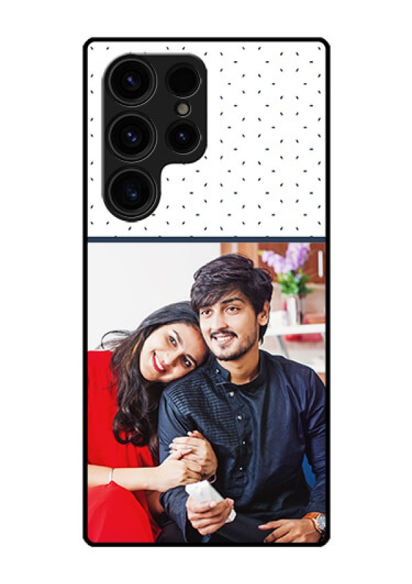 Galaxy S23 Ultra 5G Personalized Glass Phone Case - Premium Dot Design