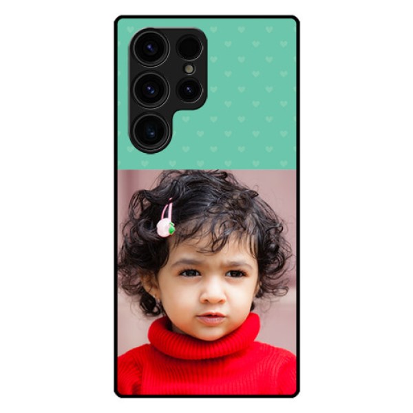 Galaxy S23 Ultra 5G Custom Glass Phone Case - Lovers Picture Design