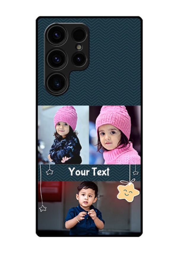 Galaxy S23 Ultra 5G Custom Glass Mobile Case - Hanging Stars Design