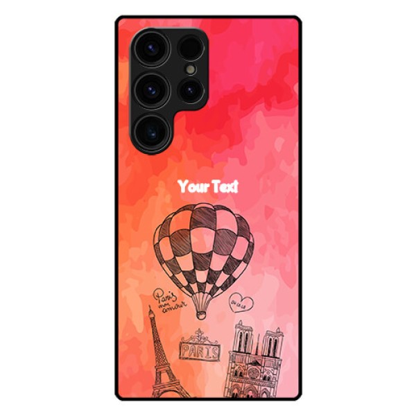 Galaxy S23 Ultra 5G Custom Glass Phone Case - Paris Theme Design
