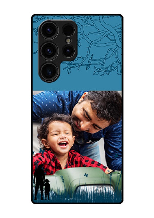 Galaxy S23 Ultra 5G Custom Glass Mobile Case - Best dad design