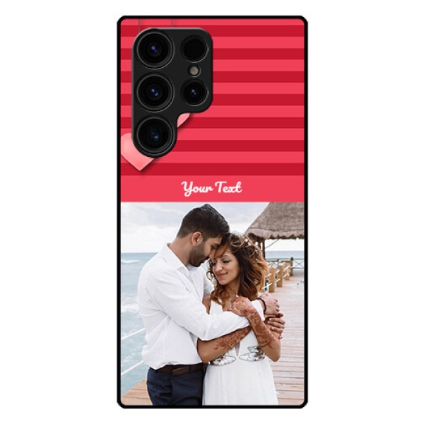Galaxy S23 Ultra 5G Custom Glass Phone Case - Valentines Day Design