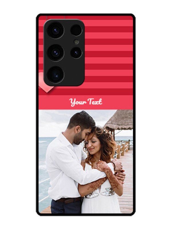 Custom Galaxy S23 Ultra 5G Custom Glass Phone Case - Valentines Day Design