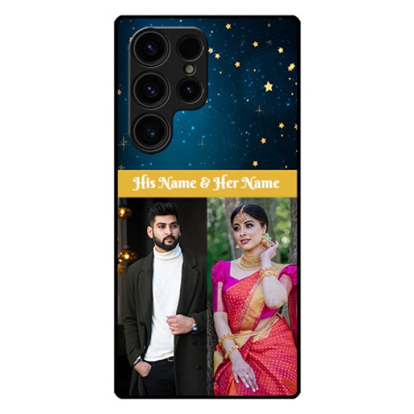 Galaxy S23 Ultra 5G Custom Glass Phone Case - Galaxy Stars Backdrop Design Galaxy S23 Ultra 5G Custom Glass Phone Case - Galaxy Stars Backdrop Design