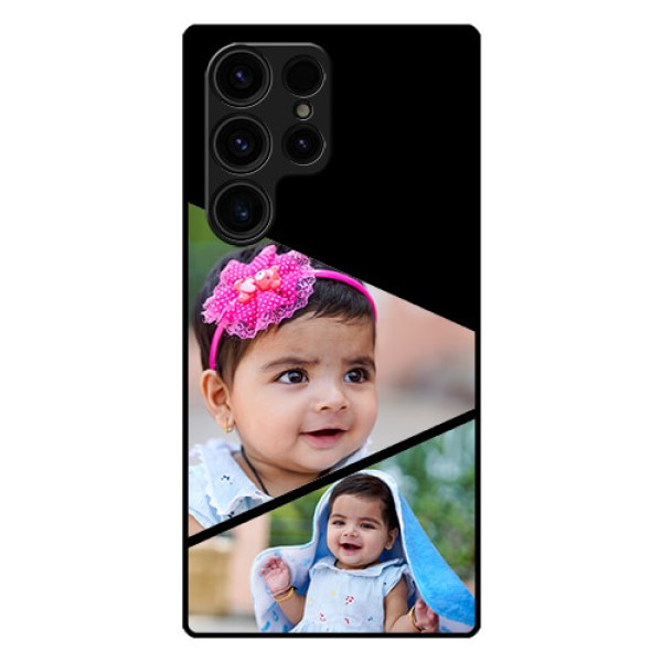 Galaxy S23 Ultra 5G Custom Glass Phone Case - Semi Cut Design