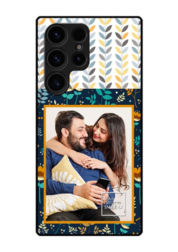 Galaxy S23 Ultra 5G Custom Glass Mobile Case - Pattern Design