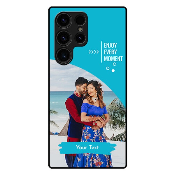 Galaxy S23 Ultra 5G Custom Glass Mobile Case - Happy Moment Design