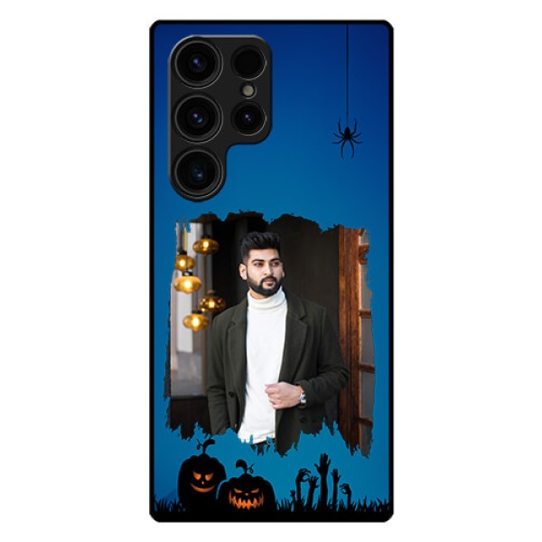 Galaxy S23 Ultra 5G Photo Printing on Glass Case - with pro Halloween design