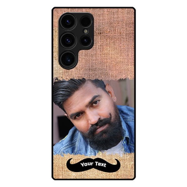 Galaxy S23 Ultra 5G Personalized Glass Phone Case - with Texture Design