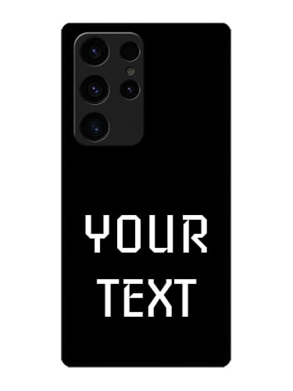 Custom Galaxy S23 Ultra 5G Your Name on Glass Phone Case