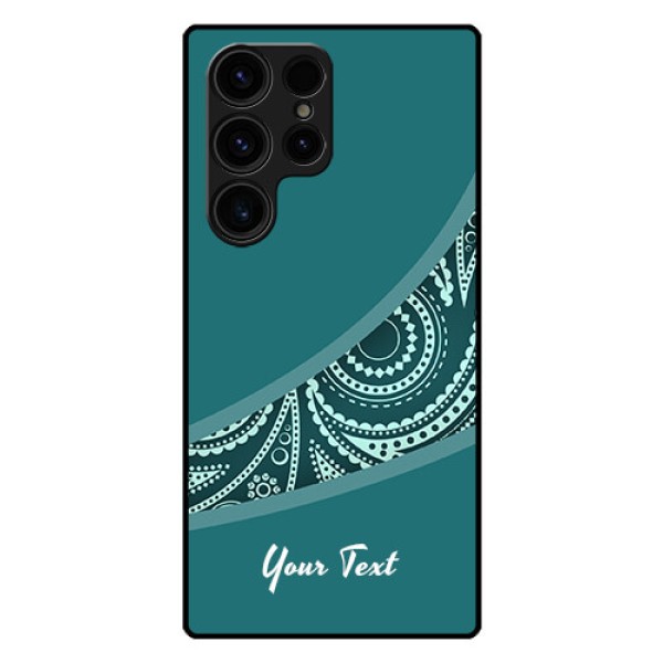 Galaxy S23 Ultra 5G Photo Printing on Glass Case - semi visible floral Design Galaxy S23 Ultra 5G Photo Printing on Glass Case - semi visible floral Design