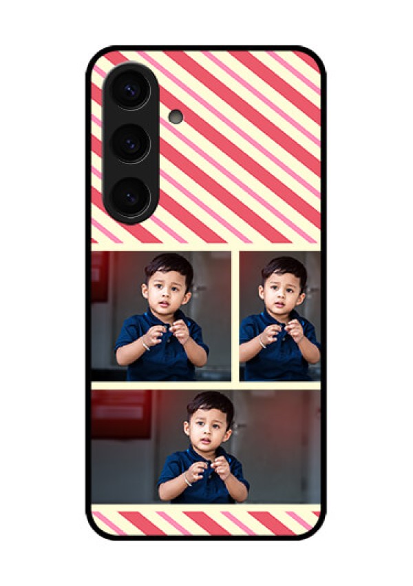 Samsung Galaxy S24 5G Custom Glass Phone Case - Picture Upload Mobile Case Design