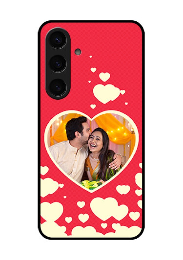 Samsung Galaxy S24 5G Custom Glass Phone Case - Love Symbols Phone Cover Design