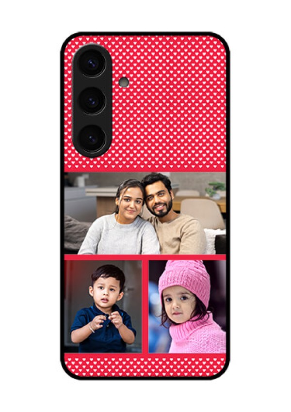 Samsung Galaxy S24 5G Custom Glass Phone Case - Bulk Photo Upload Design