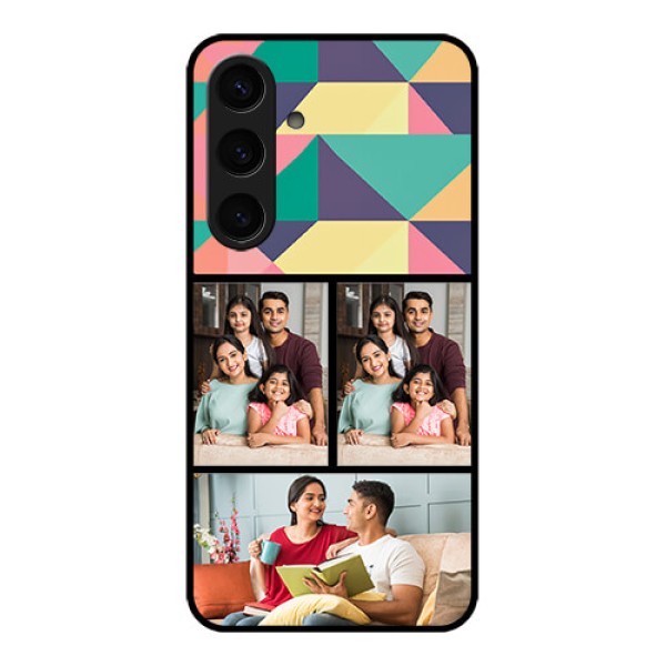 Samsung Galaxy S24 5G Custom Glass Phone Case - Bulk Pic Upload Design Samsung Galaxy S24 5G Custom Glass Phone Case - Bulk Pic Upload Design