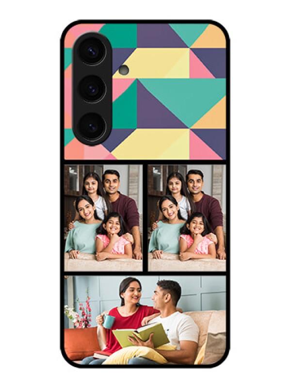 Custom Samsung Galaxy S24 5G Custom Glass Phone Case - Bulk Pic Upload Design