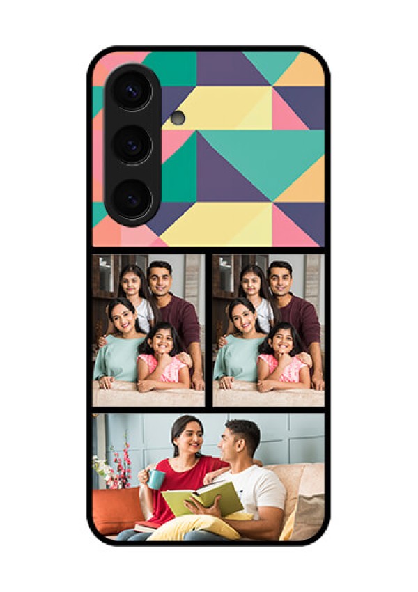 Samsung Galaxy S24 5G Custom Glass Phone Case - Bulk Pic Upload Design