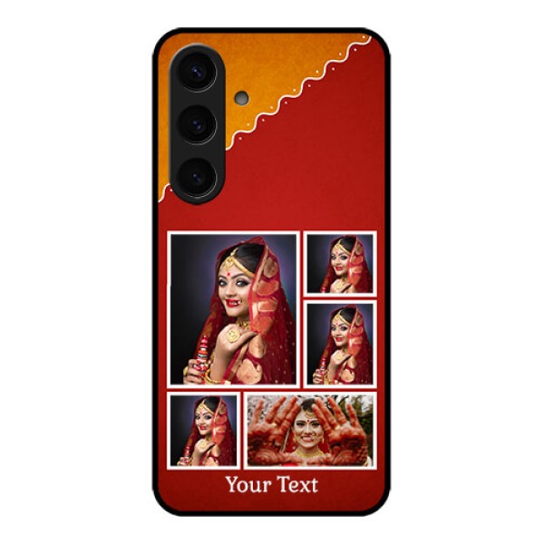 Samsung Galaxy S24 5G Custom Glass Phone Case - Wedding Pic Upload Design Samsung Galaxy S24 5G Custom Glass Phone Case - Wedding Pic Upload Design