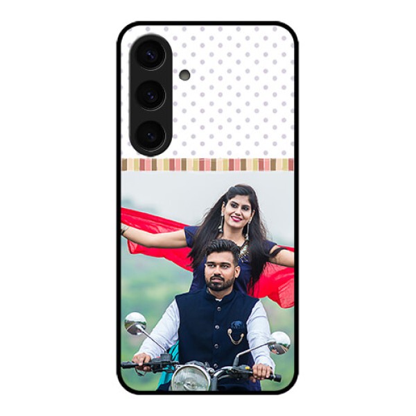 Samsung Galaxy S24 5G Custom Glass Phone Case - Cute Family Design Samsung Galaxy S24 5G Custom Glass Phone Case - Cute Family Design