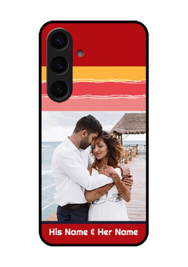 Samsung Galaxy S24 5G Custom Glass Phone Case - Colorful Case Design