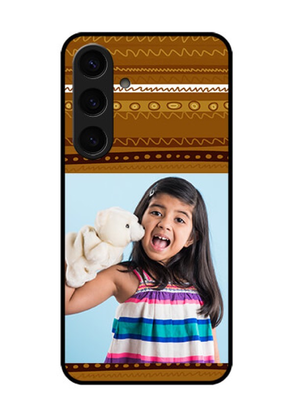 Samsung Galaxy S24 5G Custom Glass Phone Case - Friends Picture Upload Design