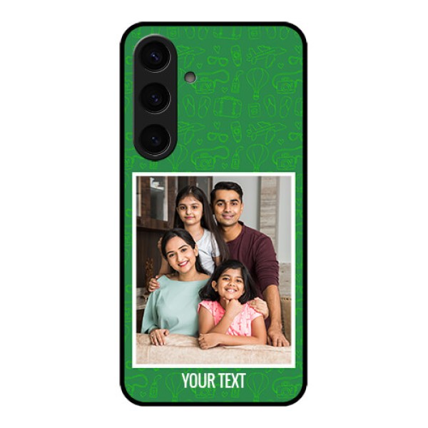 Samsung Galaxy S24 5G Custom Glass Phone Case - Picture Upload Design