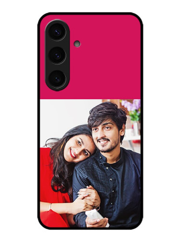 Custom Samsung Galaxy S24 5G Custom Glass Phone Case - Anniversary Cover Design