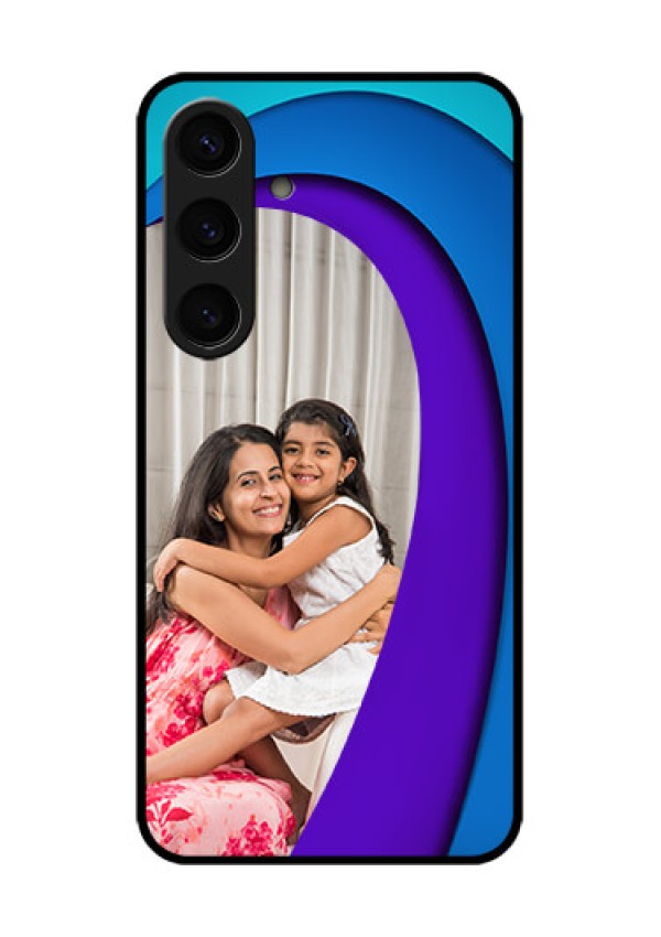 Samsung Galaxy S24 5G Custom Glass Phone Case - Simple Pattern Design