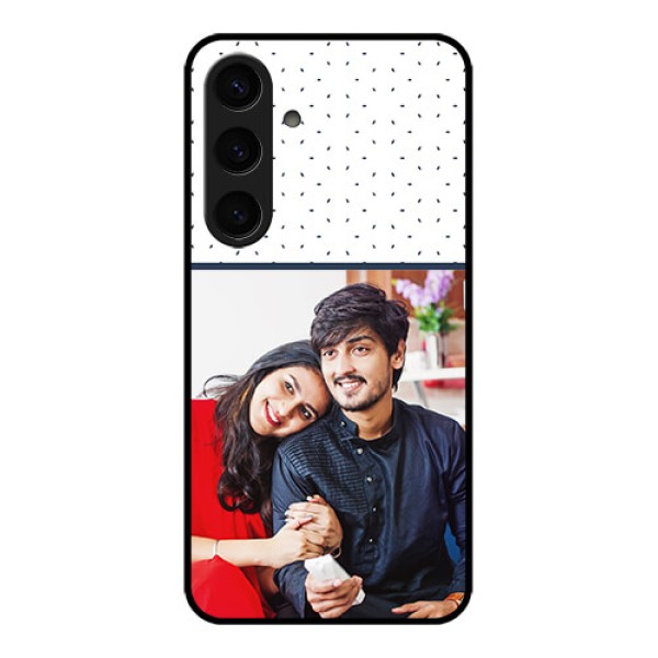 Samsung Galaxy S24 5G Custom Glass Phone Case - Premium Dot Design