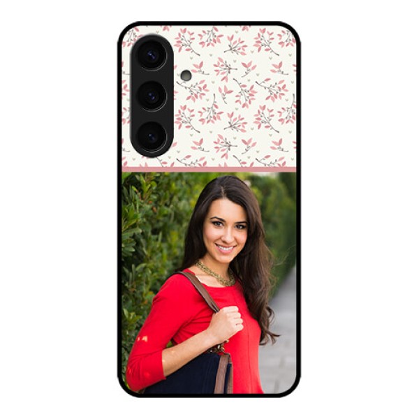 Samsung Galaxy S24 5G Custom Glass Phone Case - Stunning Floral Design Samsung Galaxy S24 5G Custom Glass Phone Case - Stunning Floral Design