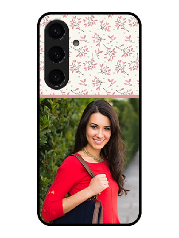 Custom Samsung Galaxy S24 5G Custom Glass Phone Case - Stunning Floral Design
