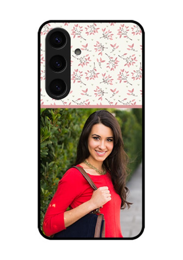 Samsung Galaxy S24 5G Custom Glass Phone Case - Stunning Floral Design