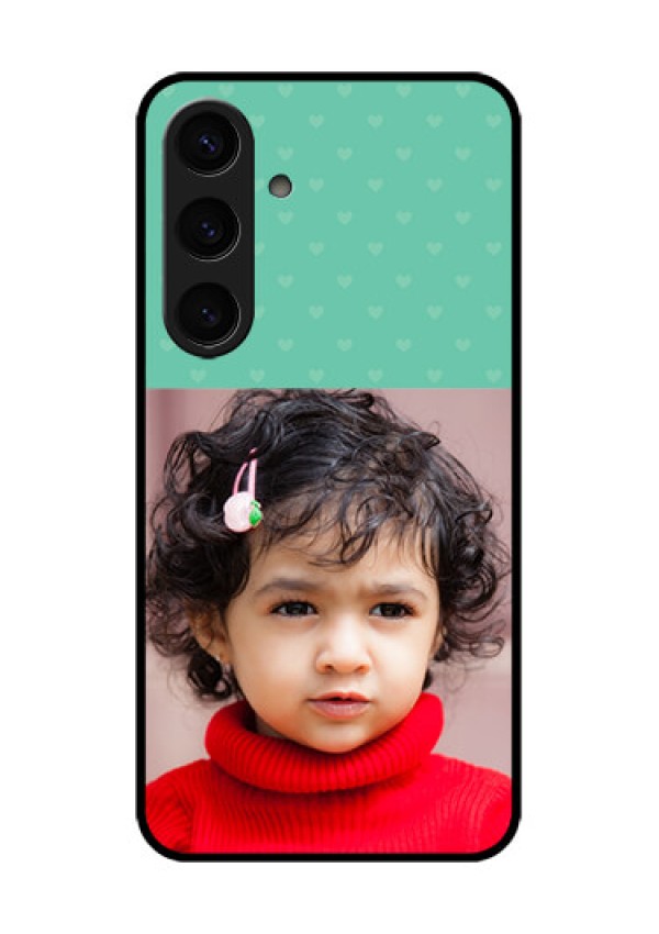 Samsung Galaxy S24 5G Custom Glass Phone Case - Lovers Picture Design