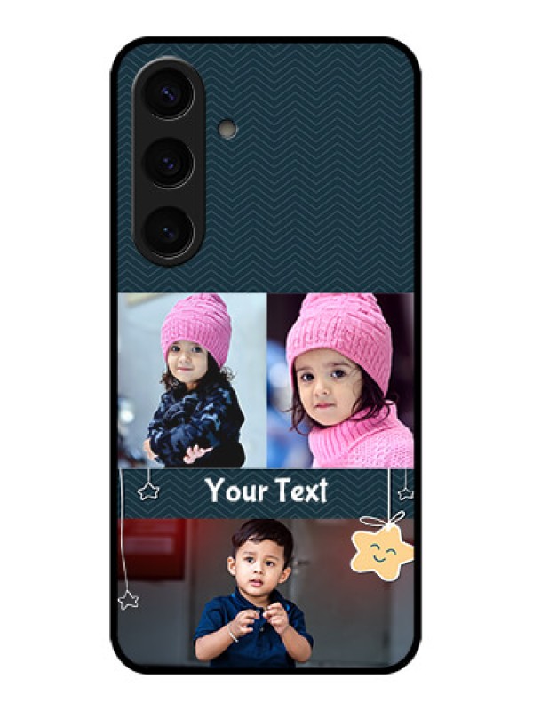 Custom Samsung Galaxy S24 5G Custom Glass Phone Case - Hanging Stars Design