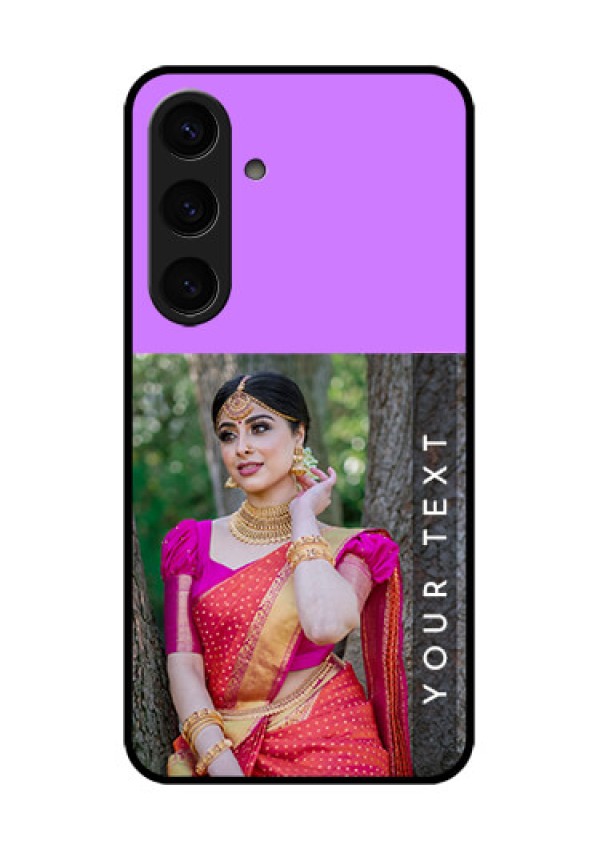 Samsung Galaxy S24 5G Custom Glass Phone Case - Birthday Icons Design