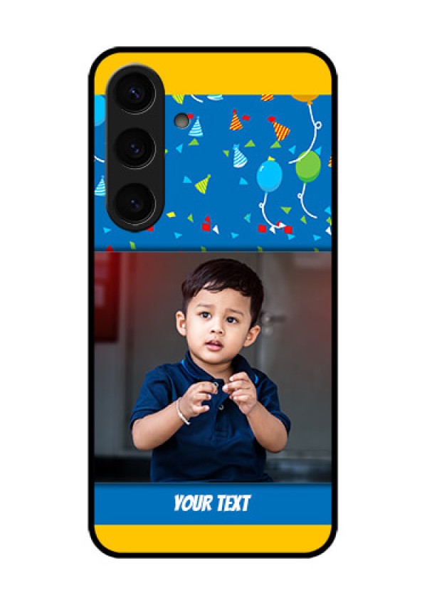 Samsung Galaxy S24 5G Custom Glass Phone Case - Birthday Wishes Design