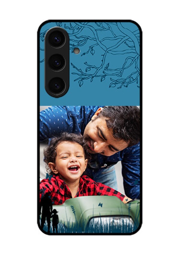 Samsung Galaxy S24 5G Custom Glass Phone Case - Best Dad Design