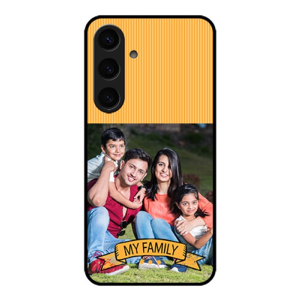 Samsung Galaxy S24 5G Custom Glass Phone Case - My Family Design