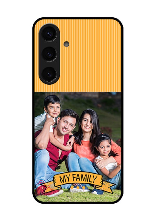 Samsung Galaxy S24 5G Custom Glass Phone Case - My Family Design
