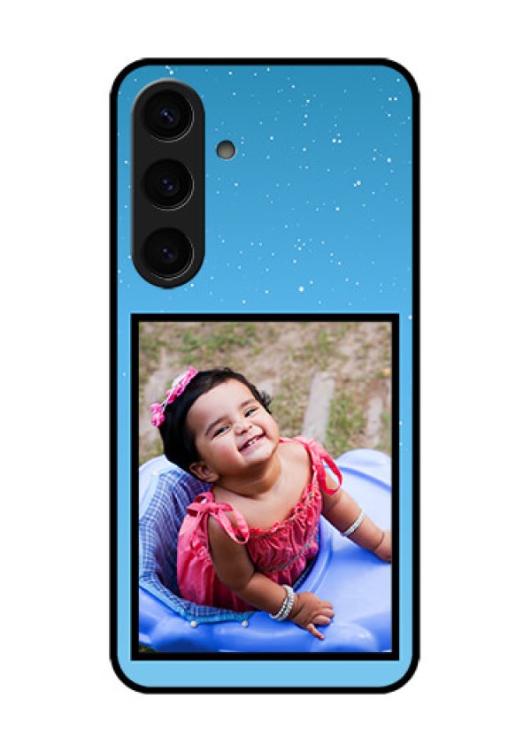 Samsung Galaxy S24 5G Custom Glass Phone Case - Wave Pattern Colorful Design